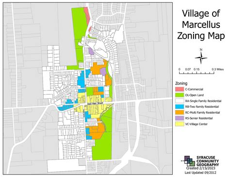 Village Of Marcellus Zoning Map PDF Syracuse Community Geography