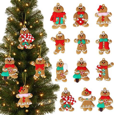 Amazon Junqiu Gingerbread Man Ornaments Pcs Gingerbread