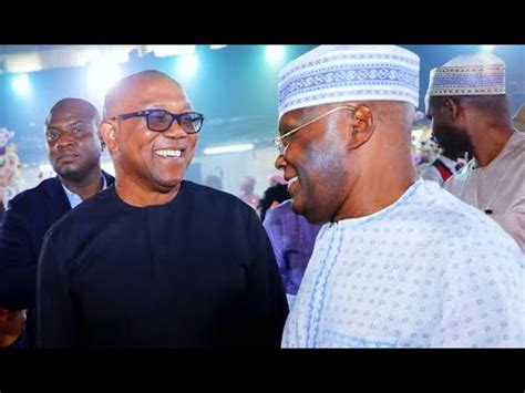 Watch Peter Obi Address Atiku As My Leader Amidst Calls For Merger Of