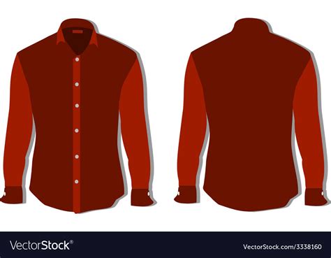 Red shirt Royalty Free Vector Image - VectorStock