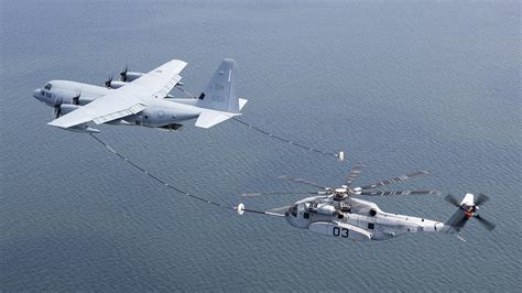 The largest American helicopter CH-53K completed an air refueling tests - Inceptive Mind