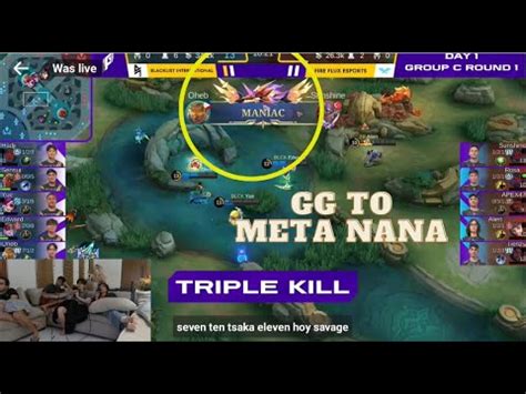 Veewise Reaction Sa Maniac Ni Oheb Game Vs Fireflux Youtube