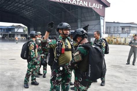 Yon Taifib 3 Marinir Latihan Terjun Tempur Reconex 2024 Bersama USMC