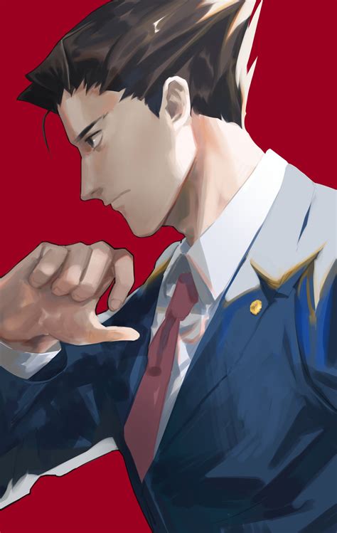 Phoenix Wright Ace Attorney Drawn By Isshiki Sshiki Danbooru