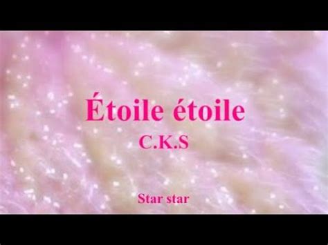 Étoile étoile Star star C K S Poésie française French poetry