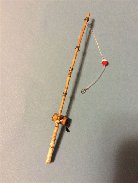 Dollhouse Miniature Bamboo Fishing Pole 1:24 Scale Nautical - Etsy