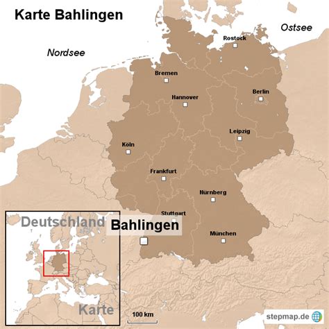 Stepmap Karte Bahlingen Landkarte Für Deutschland