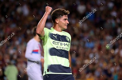 Julian Alvarez Goal Celebration During Charity Editorial Stock Photo ...