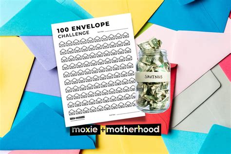 Free Printable Envelope Challenge Chart On Moxie And Motherhood