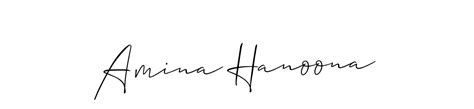 84 Amina Hanoona Name Signature Style Ideas Amazing Online Autograph