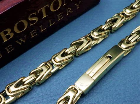 Gruby Złoty Łańcuszek Na Szyję SPLOT KRÓLEWSKI PREMIUM Boston Jewellery