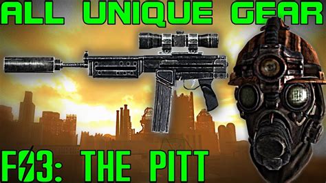 Fallout The Pitt Unique Armor Weapons Guide Dlc Youtube