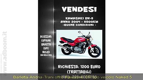 Barletta Andria Trani Barletta Kawasaki Er Tipo Veicolo Naked Cc