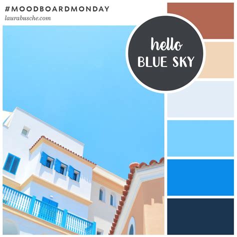 Brand Moodboard: Hello Blue Sky - Laura Busche