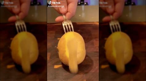 Tiktoks Simple Fork Hack Makes Peeling Potatoes A Breeze