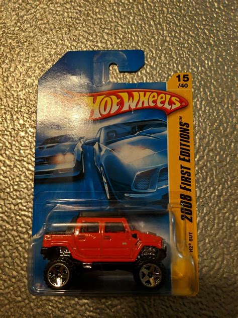 Hot Wheels Hummer H2 Sut 2008 First Editions Orange Brand New Ebay