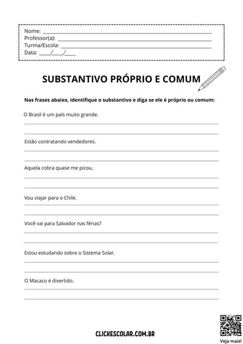Coca Cola Substantivo Próprio Ou Comum - Atividade de Substantivo próprio e Comum