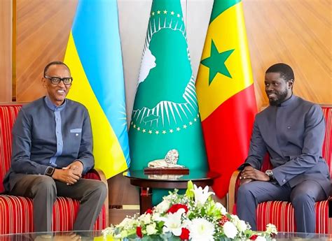 VISITE DE TRAVAIL DE PAUL KAGAME A DAKAR La coopération au menu des