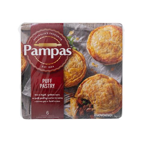 Pampas Ready Rolled Puff Pastry 1kg City Super E Shop