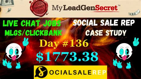 Live Chat Jobs My Lead Gen Secret Clickbank Case Study Day 136 YouTube