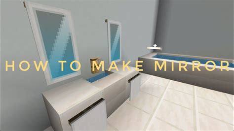 HOW TO MAKE MIRROR IN MINECRAFT YouTube