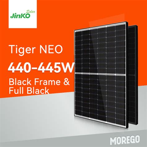 Jinko Solar Tiger Neo N Type All Black Solar Modules 440W 435W 430W