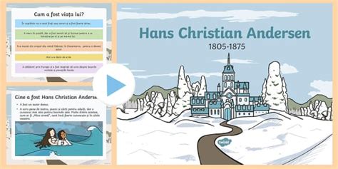 Hans Christian Andersen Prezentare PowerPoint Twinkl