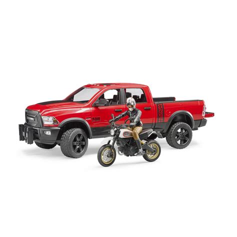 Bruder Ram 2500 Power Wagon With Ducati Realistic Details And Action