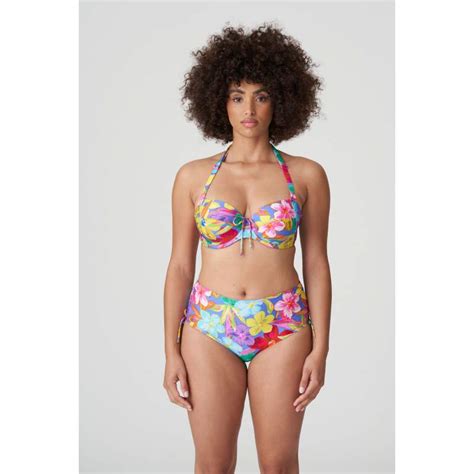 Bikini Flores Con Aro Sin Relleno Unas Primadonna Con Descuento