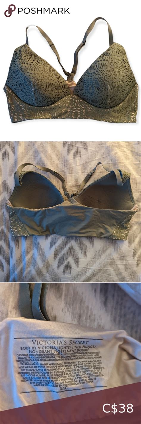 Victoria S Secret Body By Victoria Lightly Lined Plunge Bra Plunge