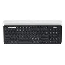 Teclado gamer HP GK200 QWERTY HP Blue español color negro con luz RGB