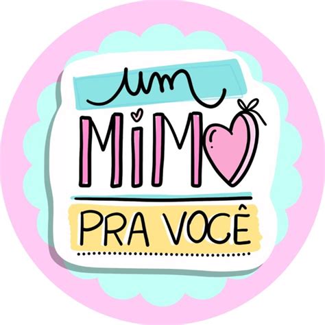 Adesivos Prontos Redondo Um Mimo Para Voc Elo