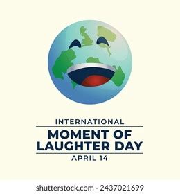 Vector Graphic International Moment Laughter Day Stock Vector Royalty