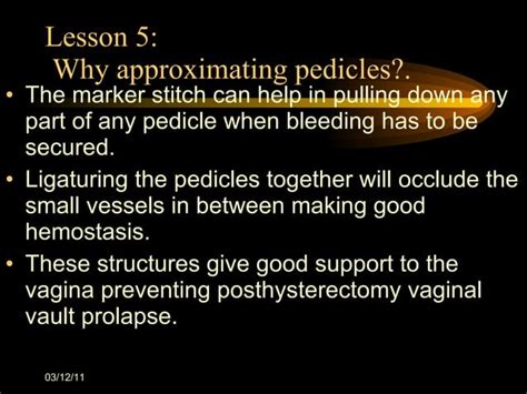 Vaginal Hysterectomy Safe Technique Ppt