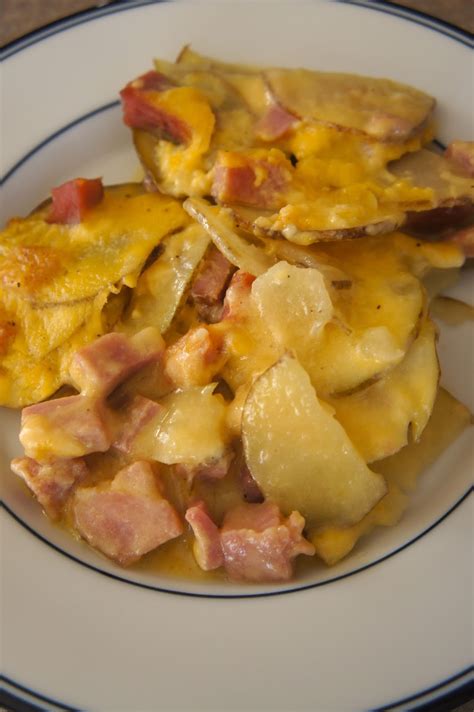 Savory Sweet And Satisfying Cheesy Scalloped Potatoes With Ham