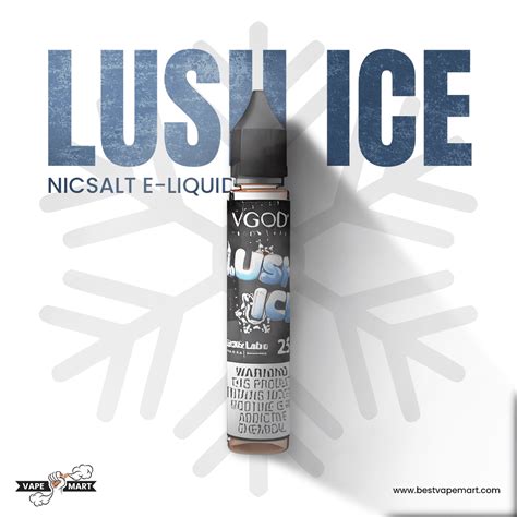 VGOD Lush Ice SaltNic 30ml 25mg 50mg NicSalt E Liquid BestVapeMart