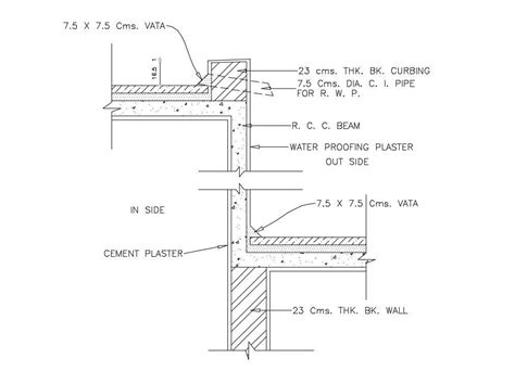 Rcc Structure Design Cad Construction Detail Drawing Cadbull