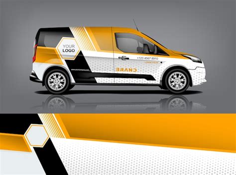 Premium Vector Van Wrap Design Wrap Sticker And Decal Design For