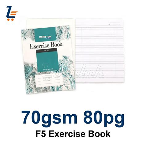 F5 70gsm 80pg Write On Exercise Book Buku Tulis Latihan Campap