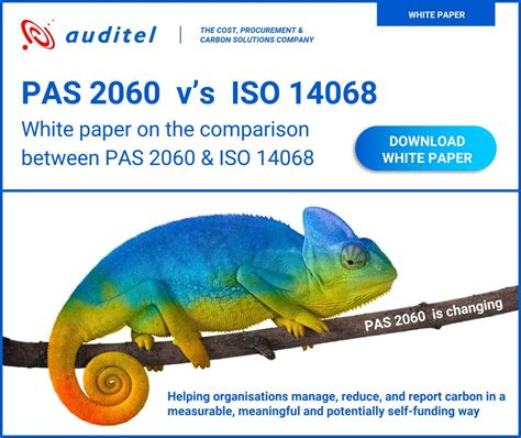 PAS 2060 ISO 14068 Comparison