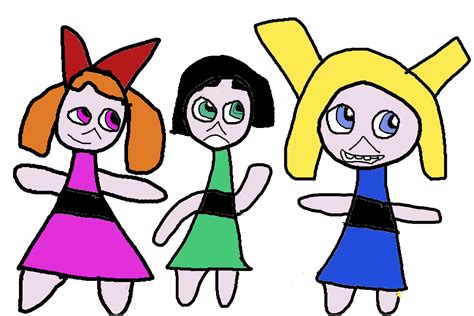 Blossom, Bubbles and Buttercup by shazinaprem on DeviantArt