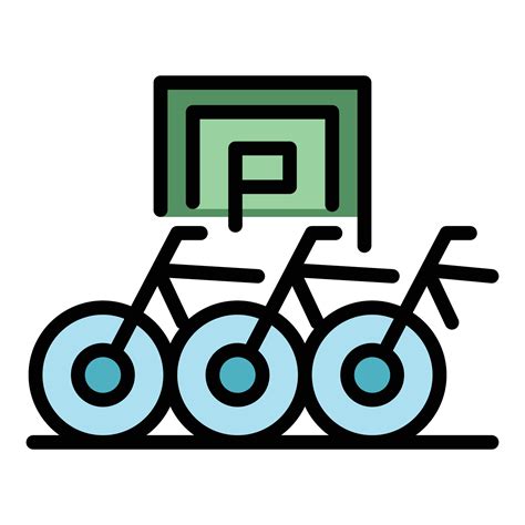 Traffic bike parking icon vector flat 28228153 Vector Art at Vecteezy