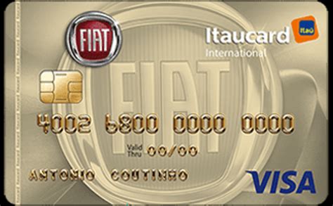 Cartão de Crédito FIAT Itaú International Visa Saiba Mais