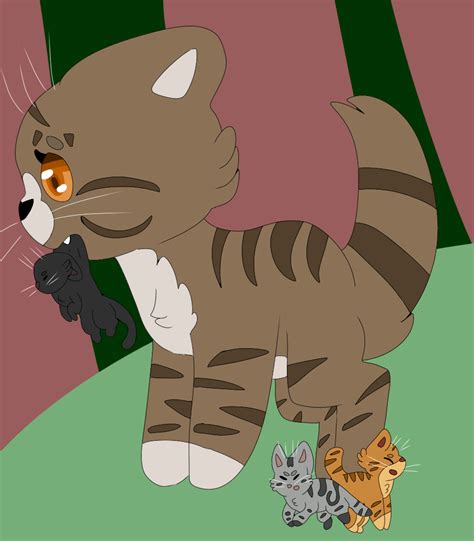 leafpool and her kits by smolltobypaw on DeviantArt