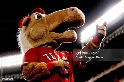 Texas Rangers Mascot Photos and Premium High Res Pictures - Getty Images