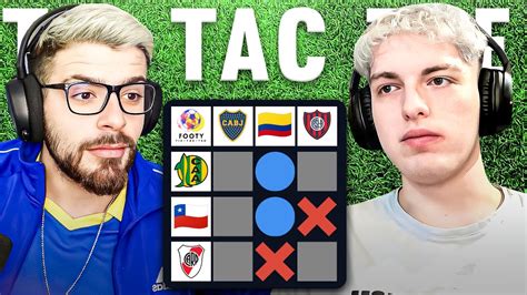 DAVOO XENEIZE Vs LACOBRAAA TIC TAC TOE FUTBOL ARGENTINO YouTube