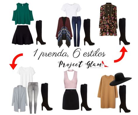 Prenda Estilos Botas Altas Project Glam Como Combinar Ropa