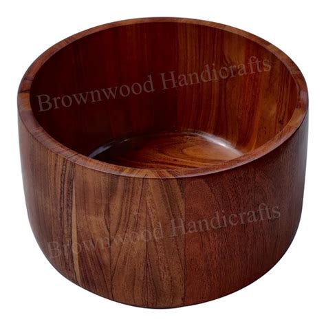 Acacia Wood Bowl With Spoon And Fork At Best Price In Saharanpur Brown Wood Handicrafts