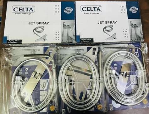 Silver Celta Stainless Steel Jet Spray Packaging Type One Piece Per