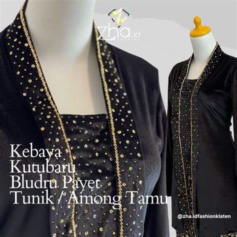 Jual Baju Among Tamu Atasan Kebaya Kutubaru Tunik Payet Kutubaru